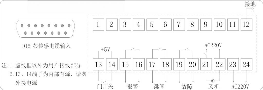 IB-S201D端子接線圖